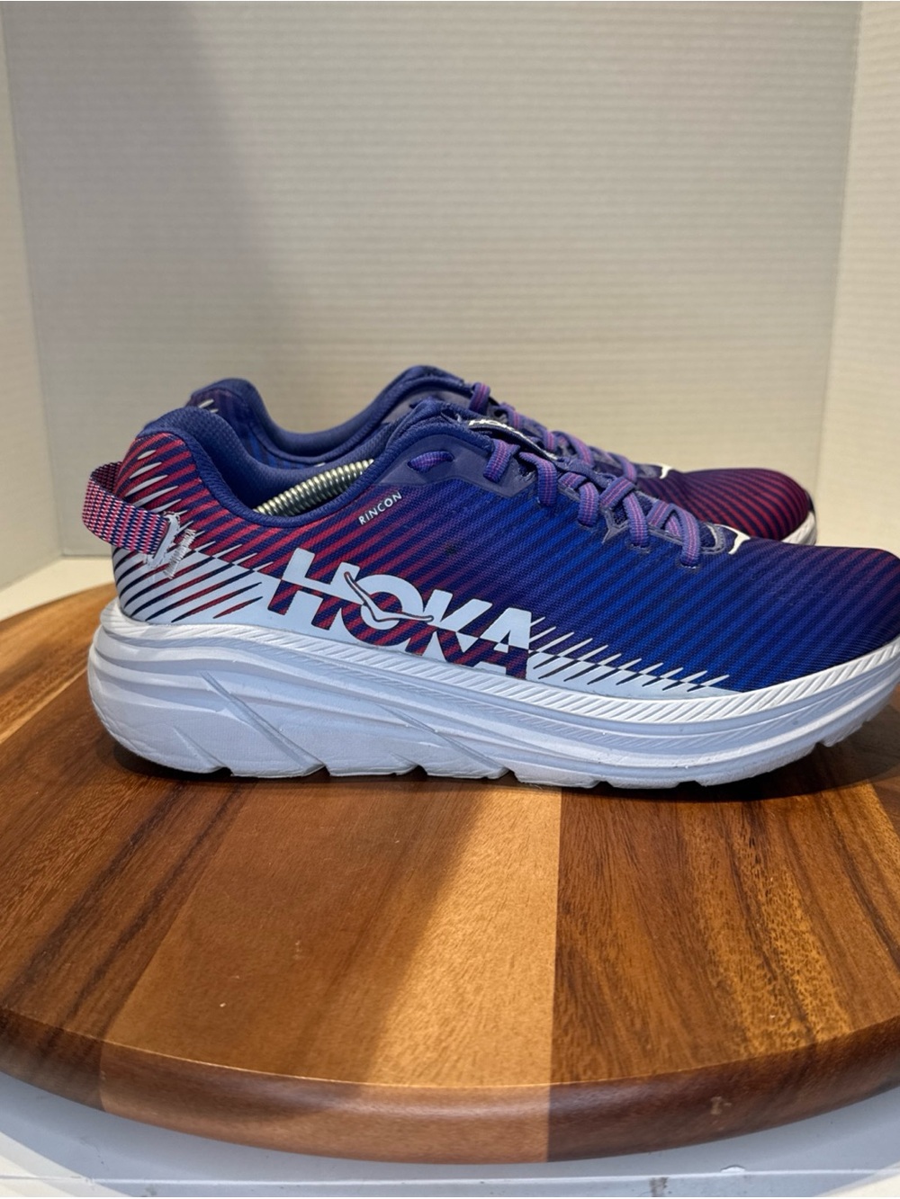 Hoka Women's Blue and Purple Rincon Running Shoes